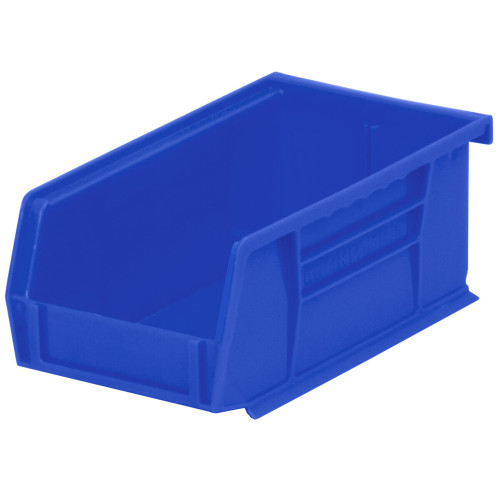 AkroBins Storage Bin Blue Plastic 3 X 4-1/8 X 7-3/8 Inch, 30220BLUE, Carton of 24
