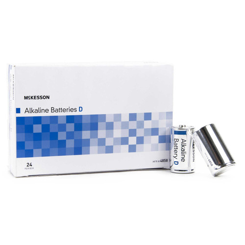 McKesson® D Alkaline Battery 24 per Pack, Pack of 1 4858 McKesson 854615_EA