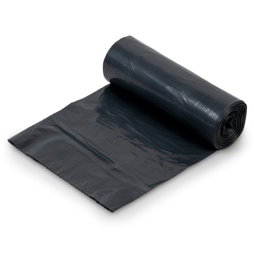 Colonial Bag Trash Bag 60 gal. 1.2 mil 38 X 58 Inch Black Extra Heavy Duty X-Seal Bottom Coreless Roll, CRTGG-58HP, Case of 100