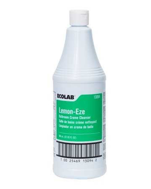 Surface Cleaner Lemon-Eze Creme 32 oz. Bottle Manual Squeeze Lemon Scent 13094 Case/12 ECOLAB PROFESSIONAL PRODUCTS 927815_CS