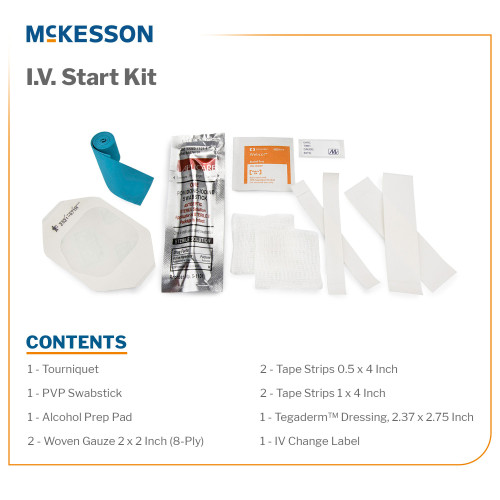 McKesson IV Start Kit Sterile, 25-8825, Pack of 1