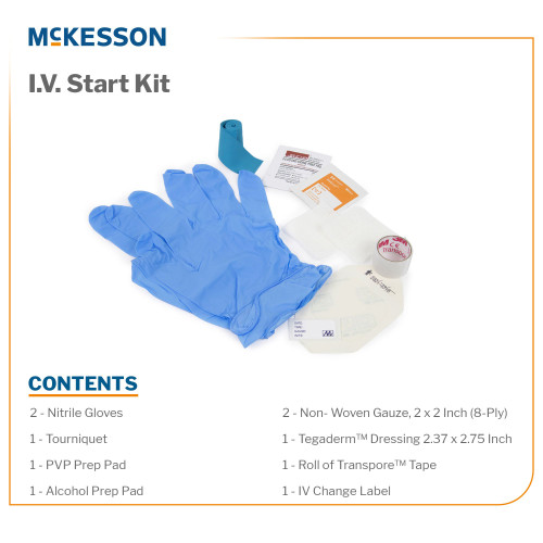 McKesson IV Start Kit Sterile, 25-8821, Case of 50