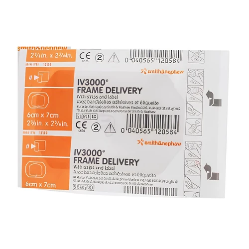 IV3000 Frame Delivery I.V. Dressing Film 2-3/8 X 2.75 in, 59410082, Sample Packet of 1