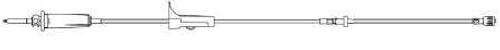 Administration Set Vista 15 Drops / mL Drip Rate 102 Inch Tubing V9905 Case/50 V9905 B.BRAUN MEDICAL INC. 533817_CS