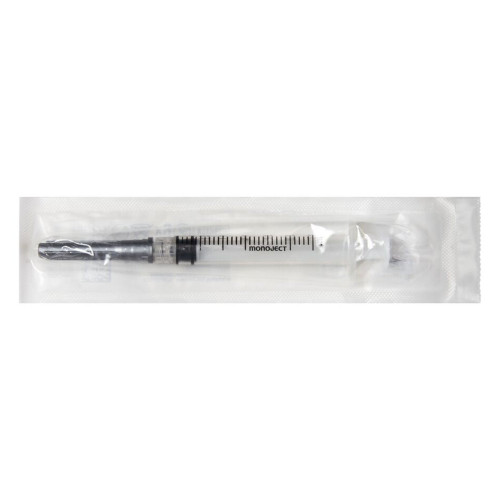 Monoject SmarTip Cannula with Syringe Med Prep 3 mL 16 Gauge, 8881540133, Box of 100