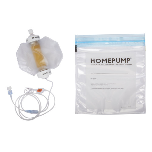 Homepump C-Series* Elastomeric Pump 270 mL Volume 5 mL / Hr. Flow Rate, C270050, Pack of 1
