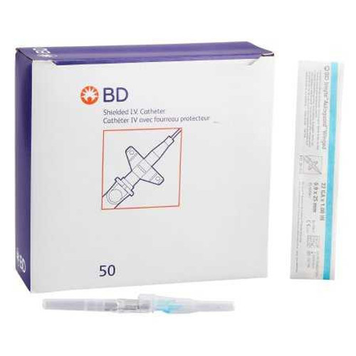 Peripheral IV Catheter Insyte Autoguard 22 Gauge 1 Inch Retracting Needle 381523 Box/50 381523 BECTON-DICKINSON 345966_BX Peripheral IV Catheter Insyte Autoguard 22 Gauge 1 Inch Retracting Needle 381523 Box/50 381523 BECTON-DICKINSON 345966_BX