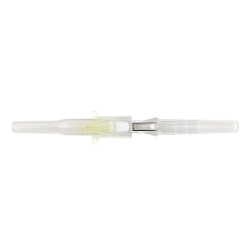 Insyte Autoguard Peripheral IV Catheter 24 Gauge 3/4 Inch BD Vialon Winged Hub Non Blood Control Push Button Safety, 381512, Pack of 1