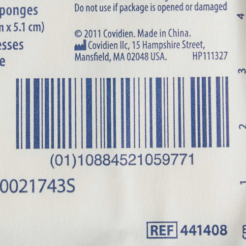 IV Dressing Dermacea 2 X 2 Inch Square 441408 Case/1400 KENDALL HEALTHCARE PROD INC. 516680_CS