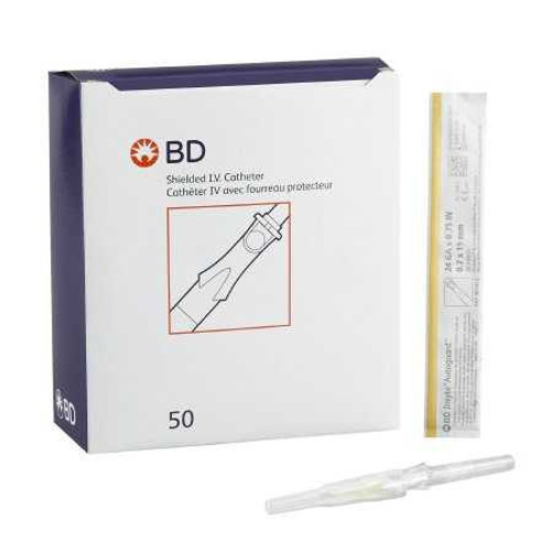Peripheral IV Catheter Insyte-N 24 Gauge 3/4 Inch Retracting Needle 381412 Case/200 381412 BECTON-DICKINSON 329999_CS Peripheral IV Catheter Insyte-N 24 Gauge 3/4 Inch Retracting Needle 381412 Case/200 381412 BECTON-DICKINSON 329999_CS