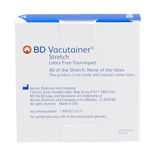 Vacutainer Tourniquet Strap 18 Inch Length Perforated / Rolled Polyethylene, 367203, Case of 500