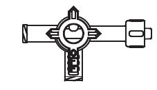 Medfusion Hi-Flo Stopcock 4 Way Sterile, MX4341L, Case of 50