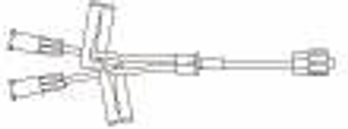 IV Extension Set Small Bore 6 Inch Tubing Without Filter 471957 Case of 100 471957 B. Braun 200255_CS