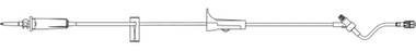 Caresite Primary IV Administration Set Gravity 1 Port 15 Drops / mL Drip Rate Without Filter 113 Inch Tubing Solution Without Flow Regulator, 354201, Case of 50