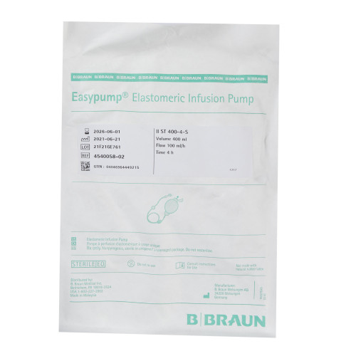 Easypump Elastomeric Pump 400 mL Volume 100 mL / Hr. Flow Rate, 4540058-02, Case of 10
