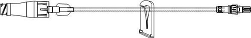 ICU IV Extension Set Small Bore 12 Inch Tubing, B3312, Case of 50