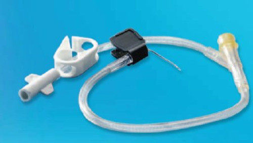 Huber Infusion Set Kawasumi 22 Gauge 0.75 Inch 8 Inch Tubing Without Port PI03020 Pack of 1