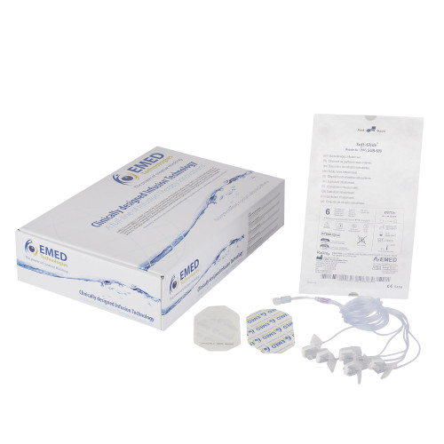 Sub-Q Subcutaneous Infusion Set 27 Gauge X 6 9 mm 36 Inch Tubing Without Port, SUB-609, Box of 10