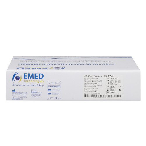 Sub-Q Subcutaneous Infusion Set 27 Gauge X 6 9 mm 36 Inch Tubing Without Port, SUB-609, Box of 10