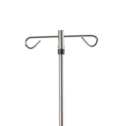 drive IV Stand 2 Hooks 4 Legs with Casters, 13033, Pack of 1