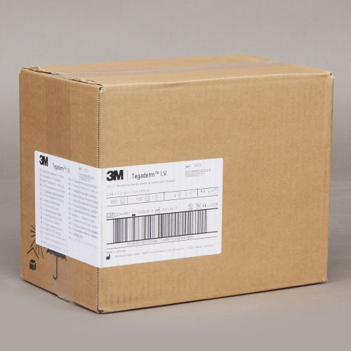3M Tegaderm I.V. Dressing Adhesive / Film 2-3/4 X 3-1/4 Inch Sterile, 1633, Case of 400