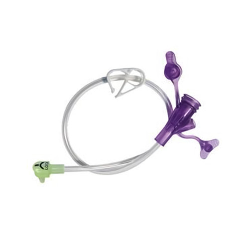 micro G-JET Right Angle Dual ENFit Y-Port Feed Set 12 Inch, Sterile, 8-1255-ISOSAF, Pack of 1