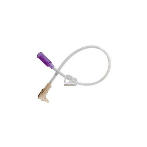 micro G-JET Right Angle Single ENFit Feed Set with Twist Cap 24 Inch, 8-2421-ISOSAF, Pack of 1