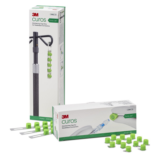 3M Curos Jet Disinfecting Cap Strips, CFJ5-250, Case of 5000