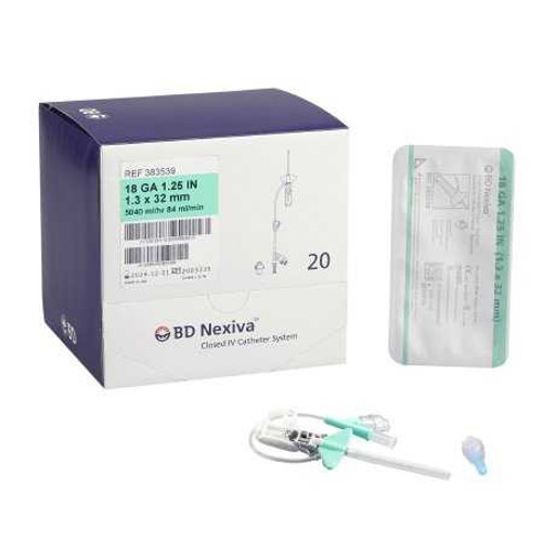 Nexiva Closed IV Catheter 18 Gauge 383539 Case/80 383539 BECTON-DICKINSON 666161_CS