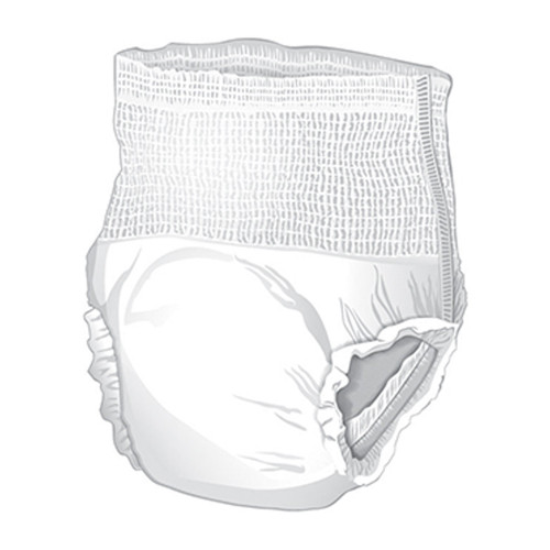 McKesson Classic Absorbent Underwear Pull On with Tear Away Seams Adult Medium Unisex Disposable Light Absorbency, UWEMD, Bag of 1