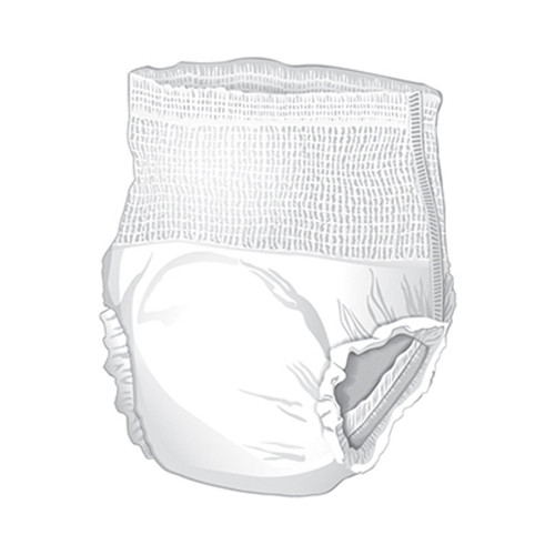 McKesson Classic Absorbent Underwear Pull On with Tear Away Seams Adult Large Unisex Disposable Light Absorbency, UWELG, Bag of 1