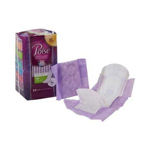 Incontinence Liner Poise 8-1/2 Inch Length Light Absorbency Absorb-Loc Female Disposable 19308 Pack/24 19308 KIMBERLY CLARK PROFESSIONAL & 714187_PK