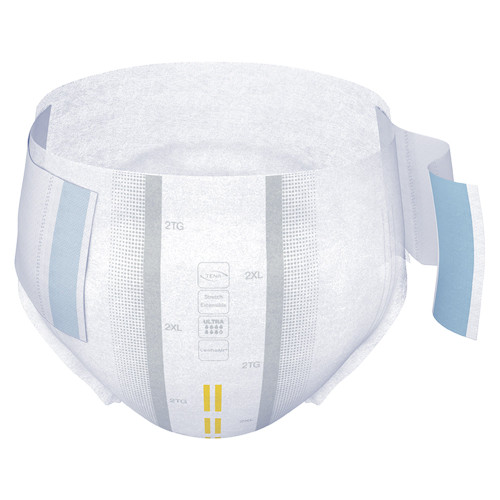 TENA ProSkin Stretch Ultra Incontinence Brief Adult 2X-Large Unisex Disposable Heavy Absorbency, 61390, Case of 64