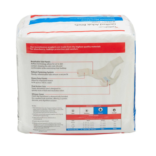 Adult Incontinent Brief Wings Tab Closure 3X-Large Disposable Heavy Absorbency 67095 Bag/1 67095 KENDALL HEALTHCARE PROD INC. 721887_BG