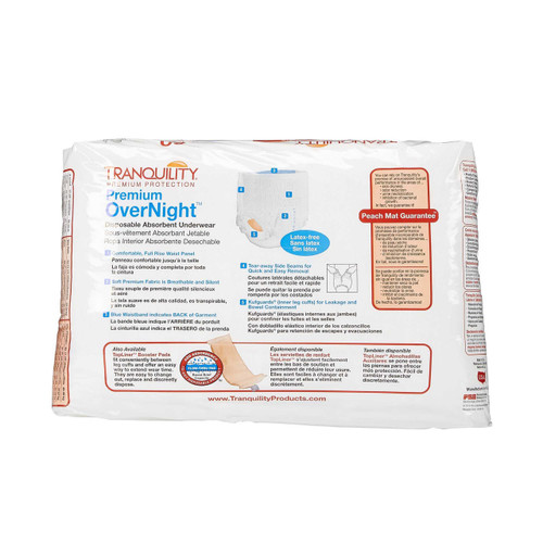 Adult Absorbent Underwear Tranquility Premium OverNight Pull On Small Disposable Heavy Absorbency 2114 Bag/20 2114 PRINCIPAL BUSINESS ENT., INC. 665228_BG