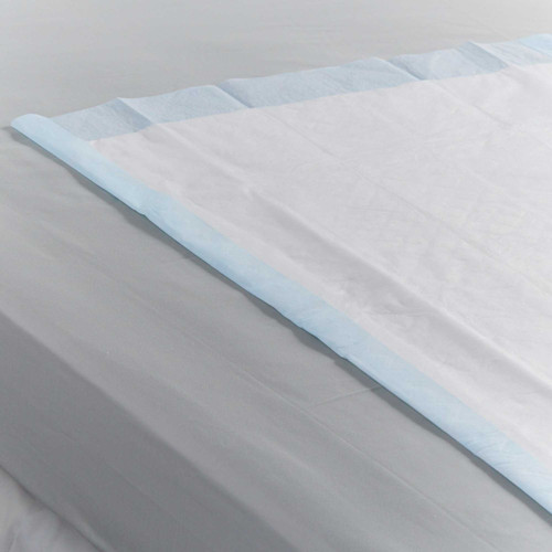 Disposable Underpad Wings™ Breathable Plus 23 x 36 Inch Fluff / Polymer Heavy Absorbency 988B12 Case of 6 988 Wings™ Breathable Plus 239551_CS