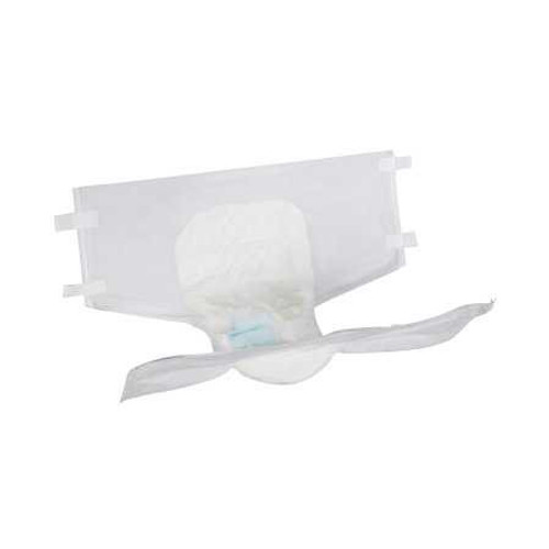 Unisex Adult Incontinence Brief Wings™ Plus Medium Disposable Heavy Absorbency 60033 Bag of 12 60033 Wings™ Plus 365229_BG