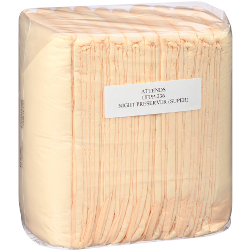 Attends Care Night Preserver Disposable Underpad 23 X 36 Inch Cellulose / Polymer Heavy Absorbency, UFPP-236, Case of 150
