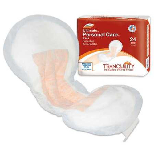 Bladder Control Pad Ultimate 13-1/2 Inch Length Heavy Absorbency Polymer Unisex Disposable 2381 BG/24 2381 PRINCIPAL BUSINESS ENT., INC. 816453_BG
