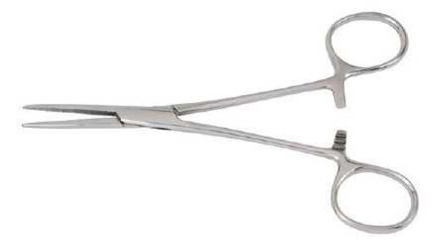 Hemostatic Forceps McKesson Crile 5-1/2 Inch Length Office Grade Stainless Steel NonSterile Ratchet Lock Finger Ring Handle Straight 43-2-447 Pack of 1 43-2-447 McKesson 487543_EA