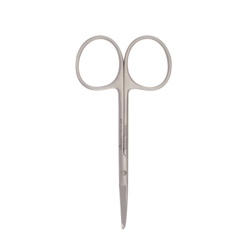 Suture Scissors McKesson Argent Spencer 3-1/2 Inch Surgical Grade Stainless Steel Finger Ring Handle Straight Blunt Tip / Blunt Tip 43-1-346 Pack of 1