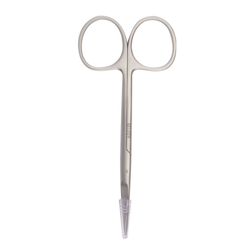 Iris Scissors McKesson Argent 4 Inch Length Surgical Grade Stainless Steel Finger Ring Handle Sharp Tip / Sharp Tip 43-1-103 Pack of 1