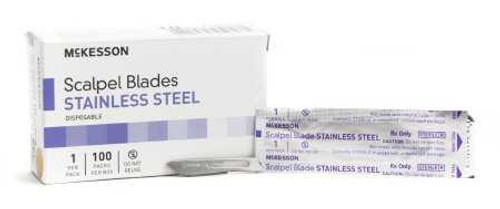 McKesson Brand Surgical Blade Stainless Steel Size 10 Sterile Disposable 16-63610 Case/1000 16-63610 MCK BRAND 1029067_CS McKesson Brand Surgical Blade Stainless Steel Size 10 Sterile Disposable 16-63610 Case/1000 16-63610 MCK BRAND 1029067_CS
