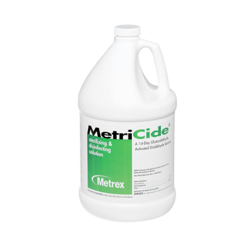 MetriCide Glutaraldehyde High-Level Disinfectant Activation Required Liquid 1 gal. Jug Reusable, 10-1400, Case of 4