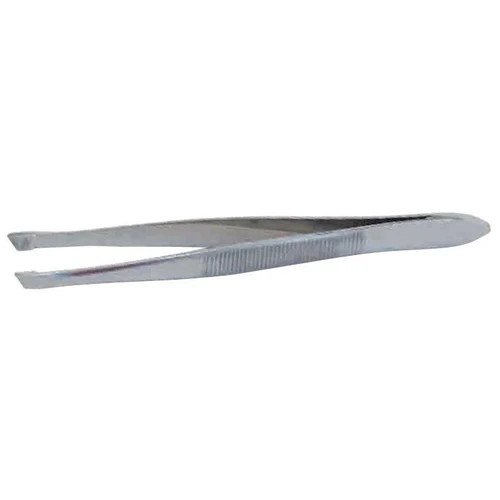 Tweezers Grafco 3-1/2 Inch Length Stainless Steel NonSterile NonLocking Thumb Handle Straight Blunt Tips 1785 Pack of 1