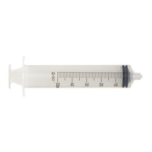 BD Luer-Lok Syringe Only, 50 mL, 309653, Case of 160