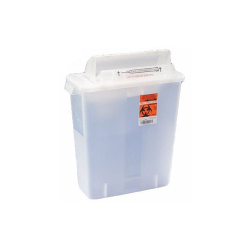 SharpStar in-Room Sharps Container Translucent 16.5 H x 13.75 W x 6 D in, 3 gal., 8536SA, Pack of 1