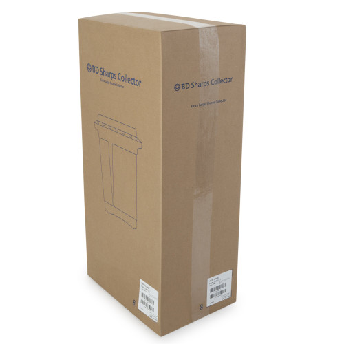 BD Sharps Container Red Base 18-1/2 X 17-3/4 X 11-3/4 Inch Vertical Entry 9 Gallon, 305602, Pack of 1