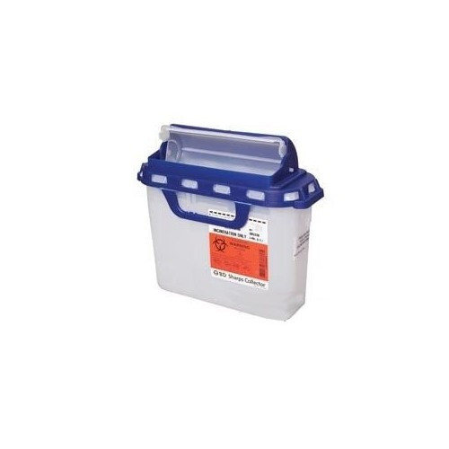 Recykleen Pharma Waste Container, White Base, 12 H x 12 W x 4.8 D in, 1.35 gal., 305058, Pack of 1