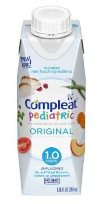 Tube Feeding Formula Compleat® Pediatric Unflavored Liquid 8.45 oz. Reclosable Carton 14240000 - Each/1 14240000 NESTLE'HEALTHCARE NUTRITION 855367_EA